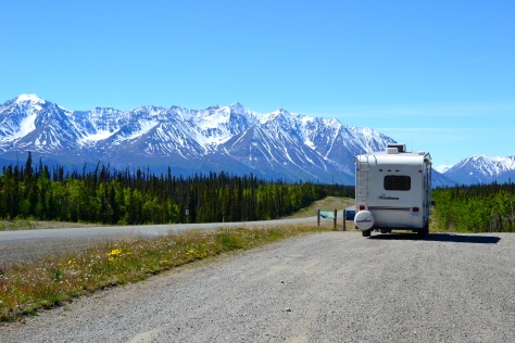 The Alaska Highway is 1500 miles of rugged mountains, valleys, forest and tundra.